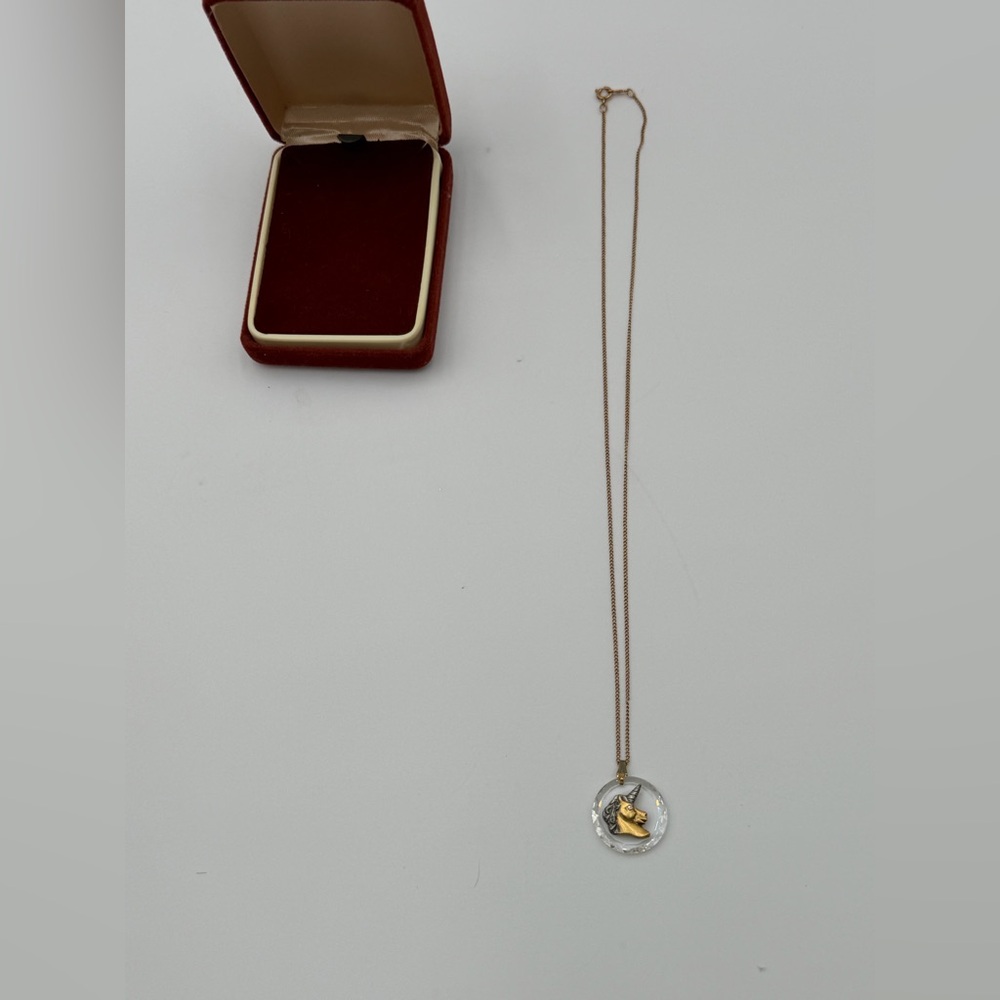 Women’s 14k Gold Unicorn Necklace